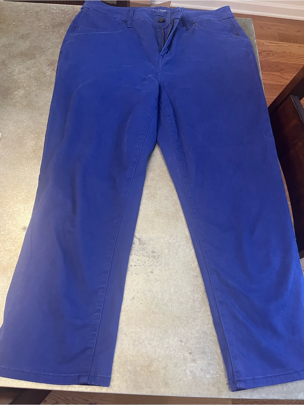 Chico's Vibrant Royal Blue crop pants